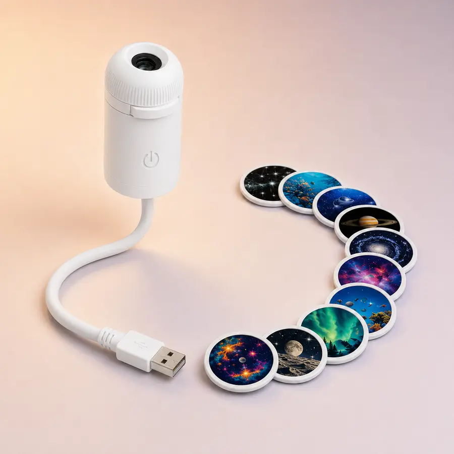 StarNest projector with interchangeable projection discs